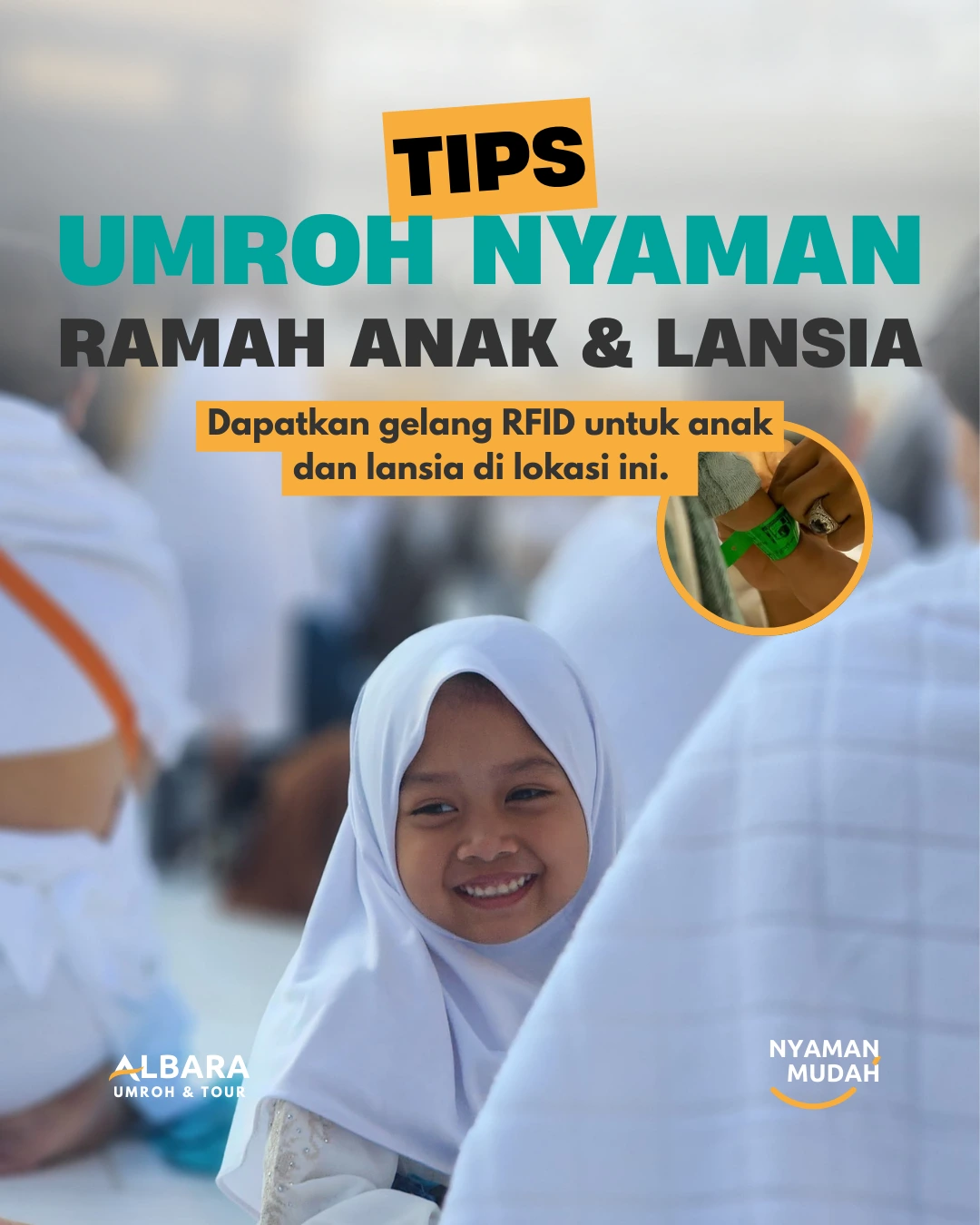 Gelang RFID Umroh Anak